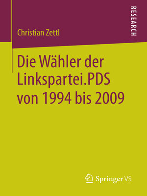 cover image of Die Wähler der Linkspartei.PDS von 1994 bis 2009